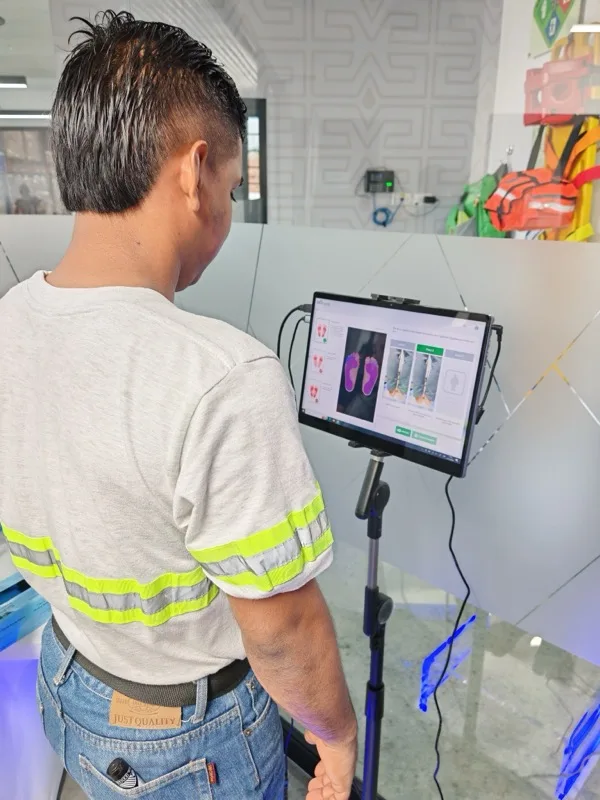 Resultados en pantalla